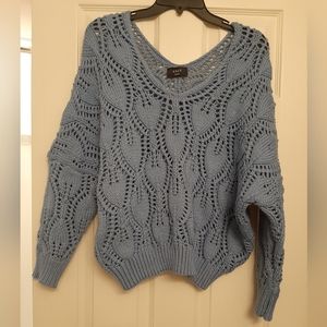 Vici small blue oversized sweater great used condition 💙